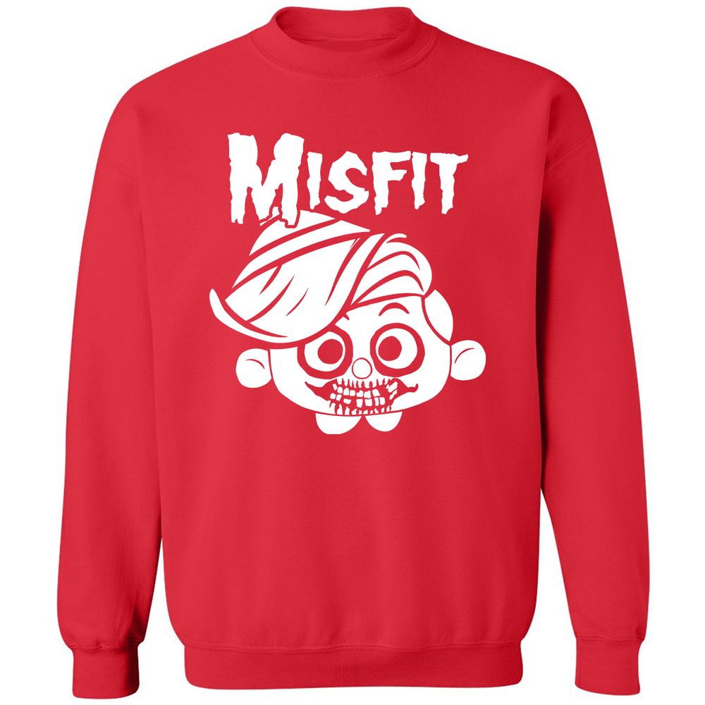 Classic Unisex Sweatshirt - EVJFJDSB - Red - 5