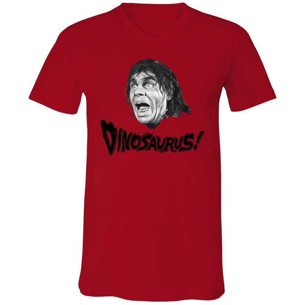 Unisex V-Neck T-Shirt - KTZ8SLQN - Red - 5