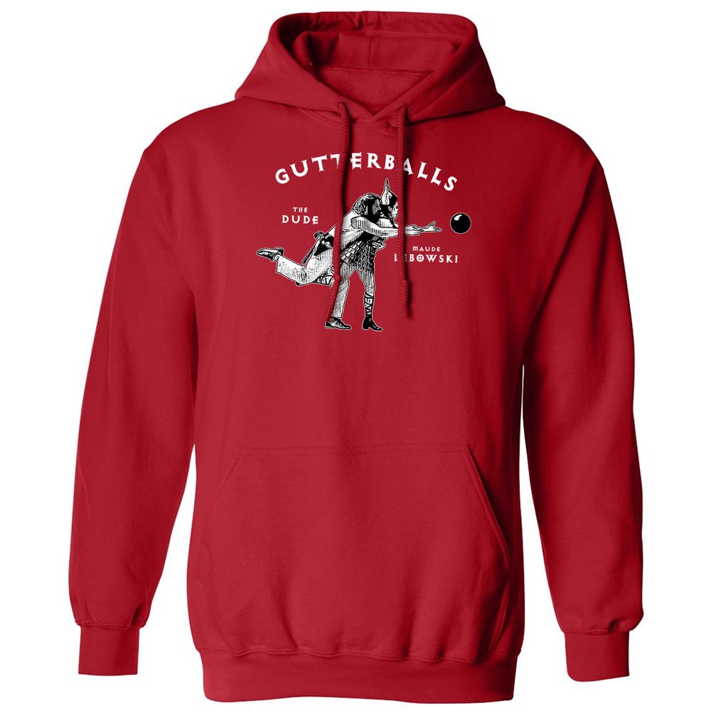 Classic Unisex Hoodie - B1PFAF6A - Red - 5
