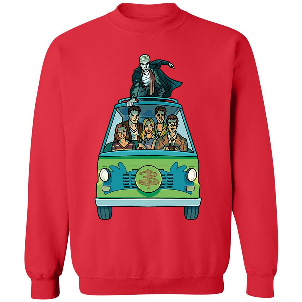 Classic Unisex Sweatshirt - UVMFTU9X - Red - 5