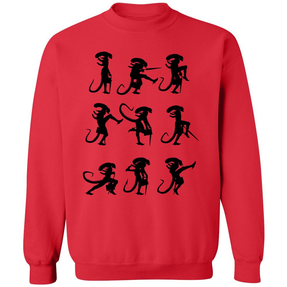 Classic Unisex Sweatshirt - EBZKA8NG - Red - 5