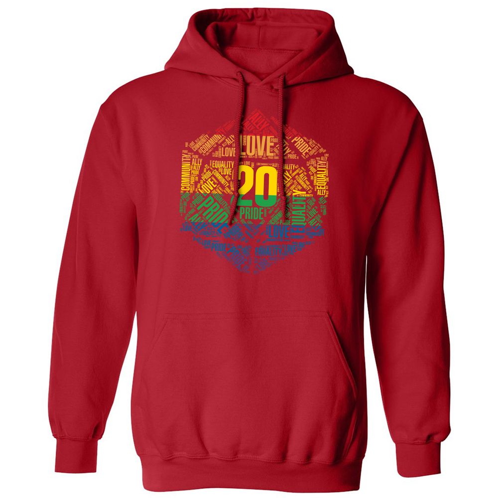 Classic Unisex Hoodie - J4PHH11P - Red - 5