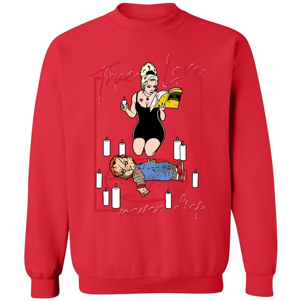 Classic Unisex Sweatshirt - HM2U5F7S - Red - 5