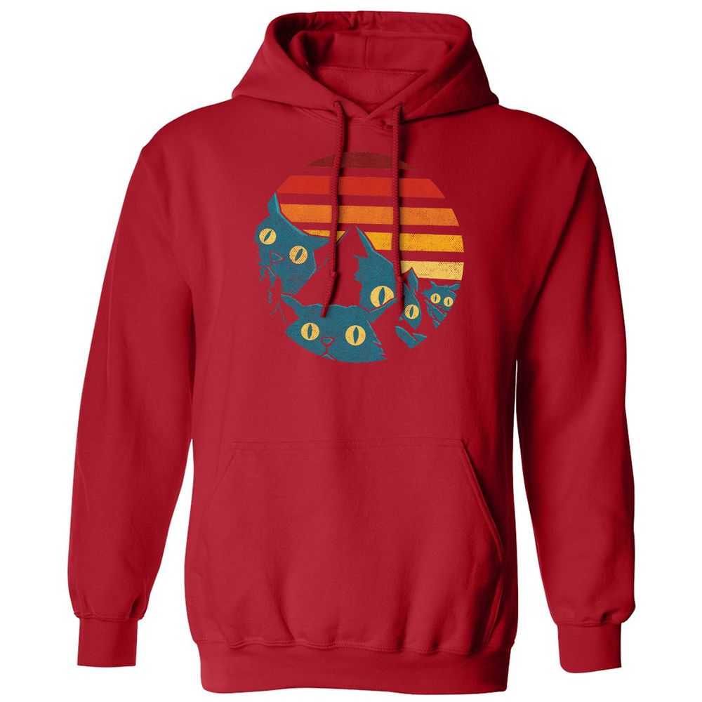 Classic Unisex Hoodie - F8U2FXQH - Red - 5