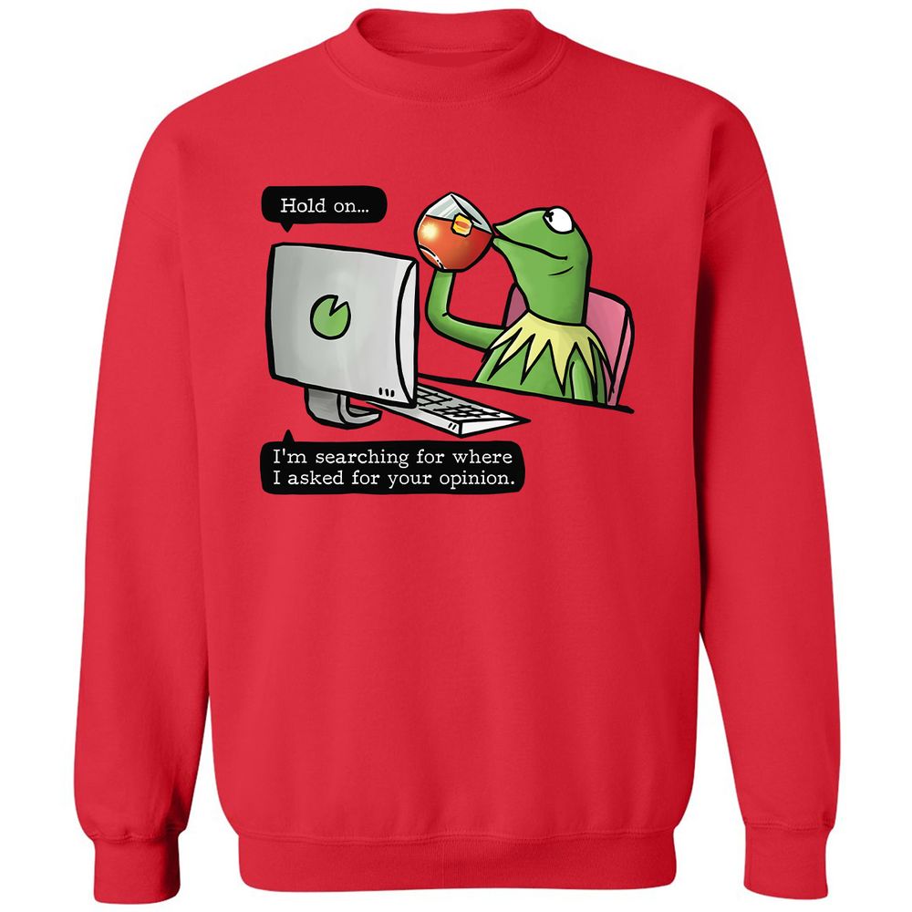 Classic Unisex Sweatshirt - RYPUQ8AD - Red - 5