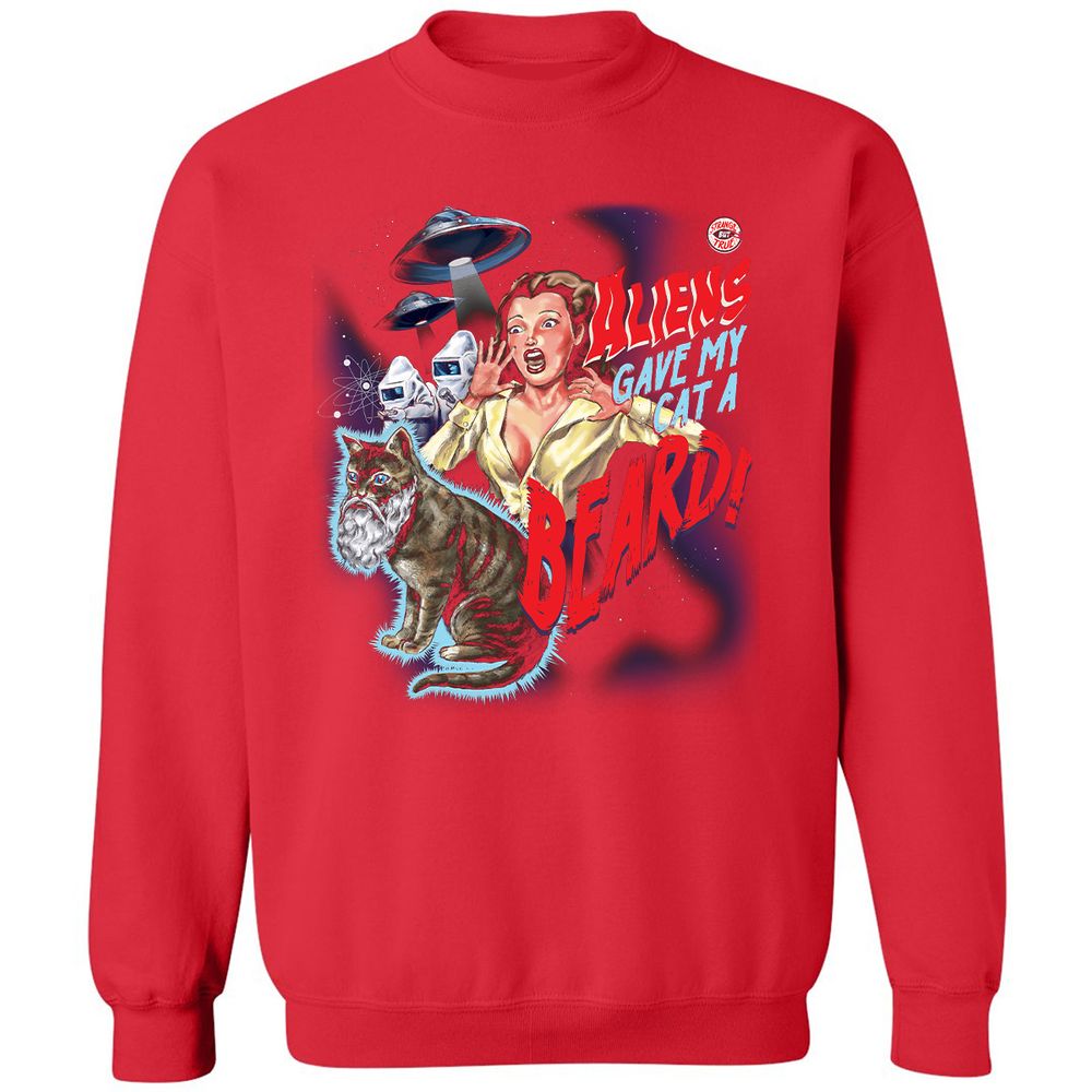 Classic Unisex Sweatshirt - DL5UDYVN - Red - 5