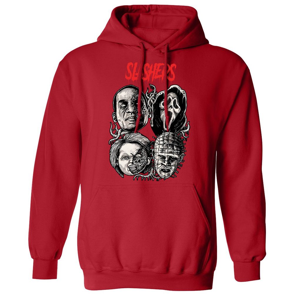 Classic Unisex Hoodie - ST68JA8A - Red - 5