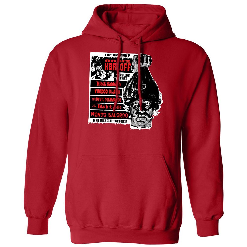 Classic Unisex Hoodie - 7D8VXJZR - Red - 5