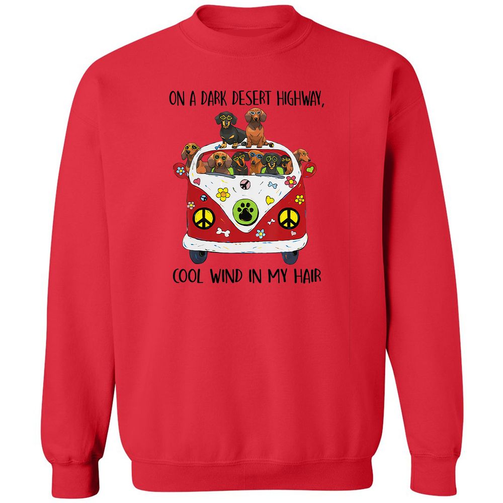 Classic Unisex Sweatshirt - Y5JGZBFM - Red - 5