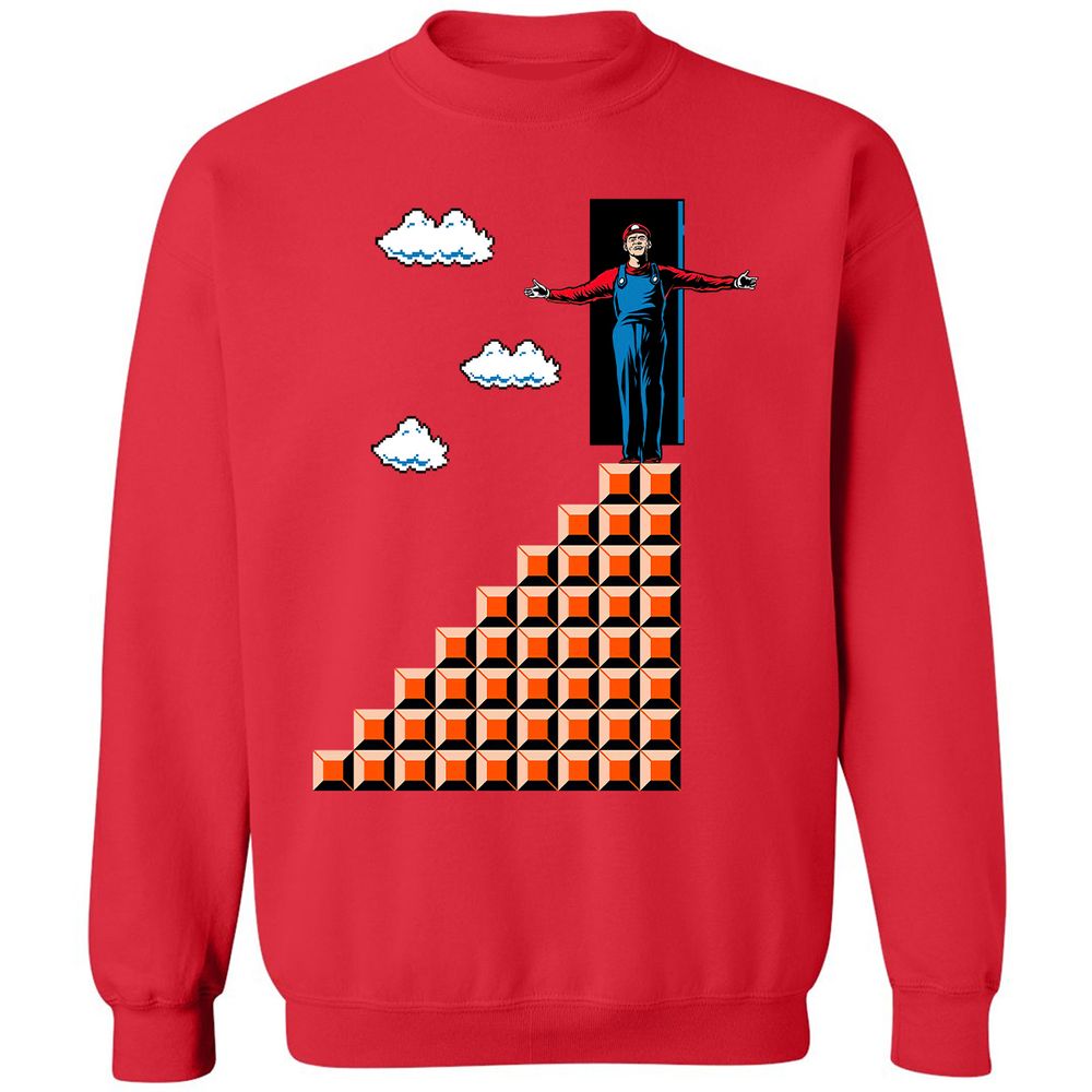 Classic Unisex Sweatshirt - CSVGJDRW - Red - 5
