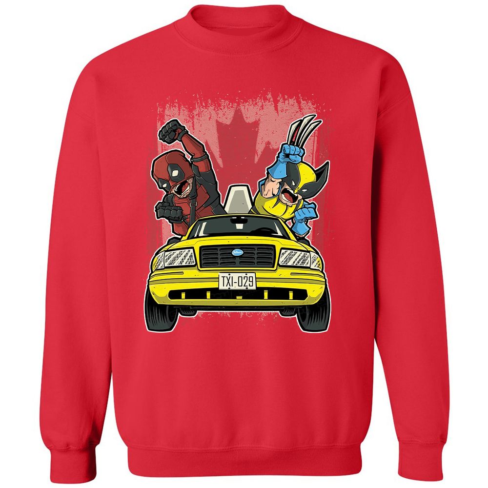 Classic Unisex Sweatshirt - QWCKBJBJ - Red - 5