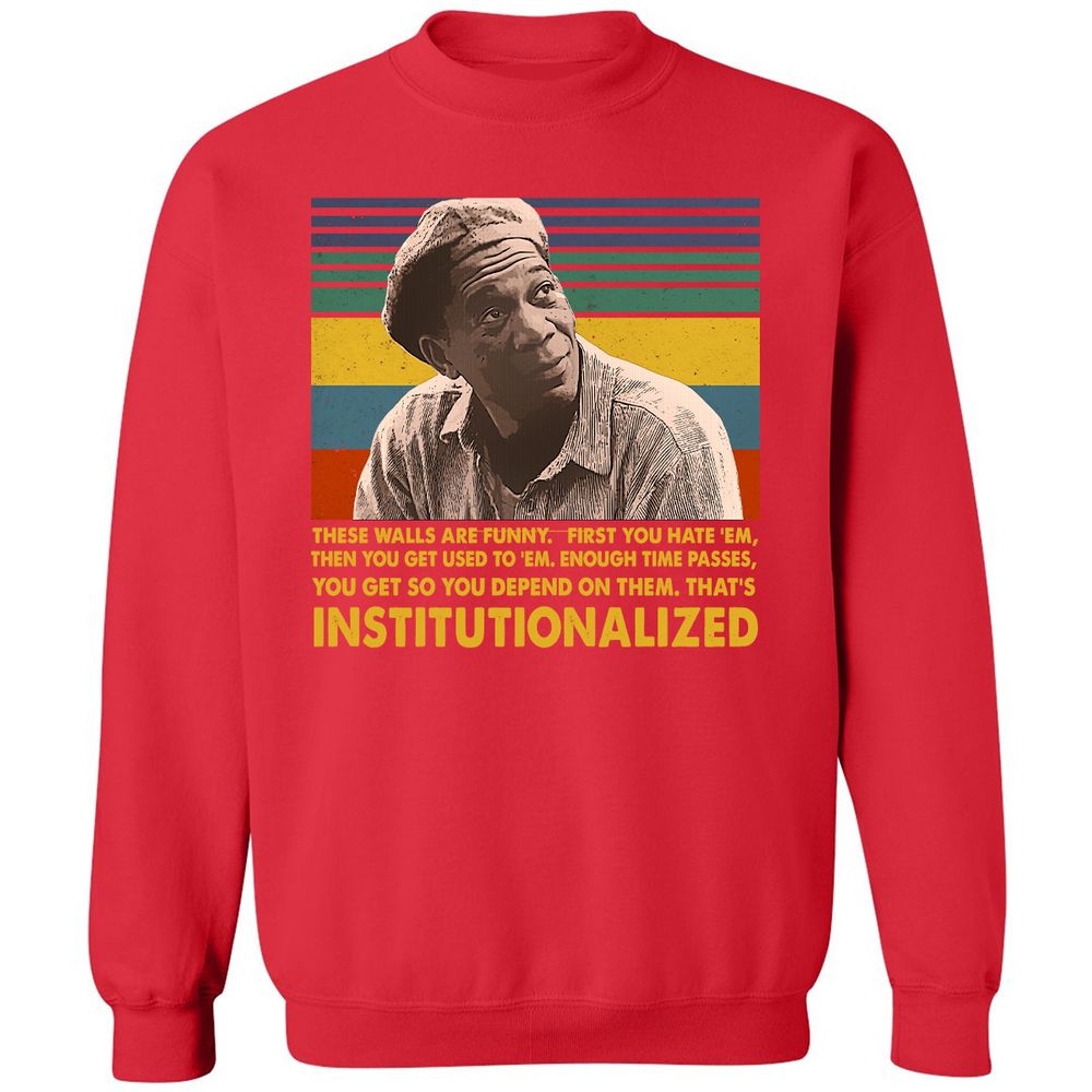 Classic Unisex Sweatshirt - 7V5JPSKC - Red - 5