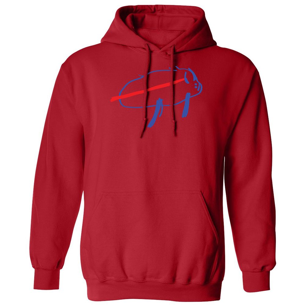 Classic Unisex Hoodie - 9U1ZEPXC - Red - 5