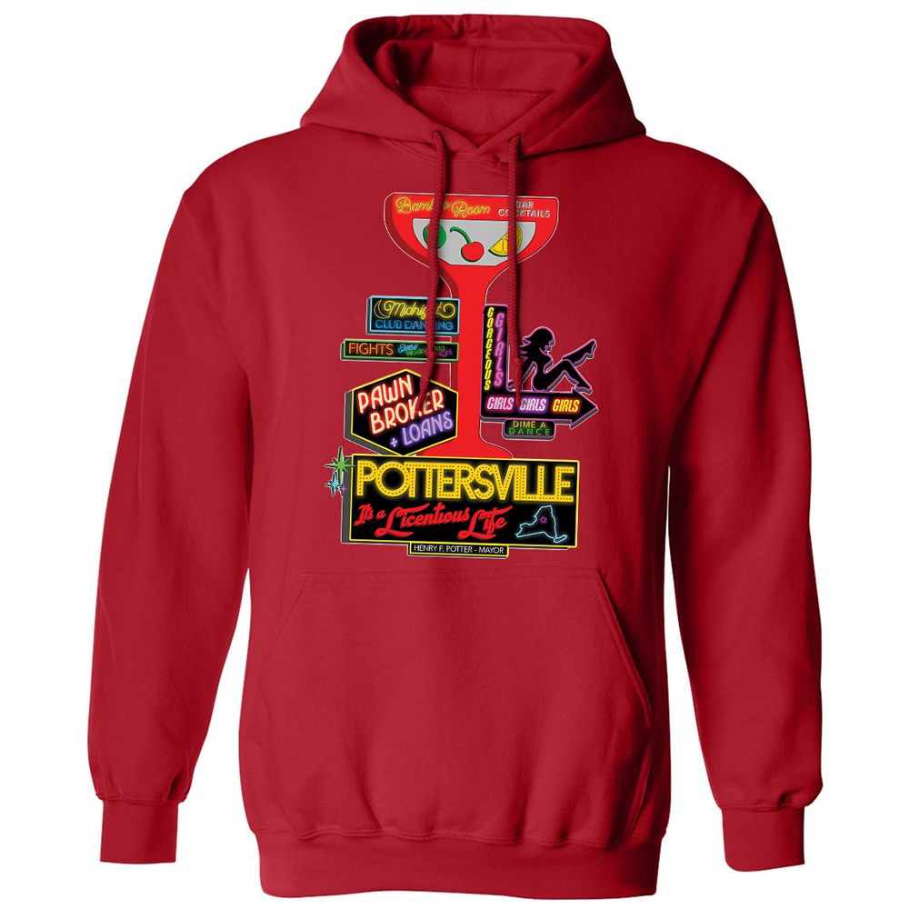 Classic Unisex Hoodie - 2KC3MVPV - Red - 5