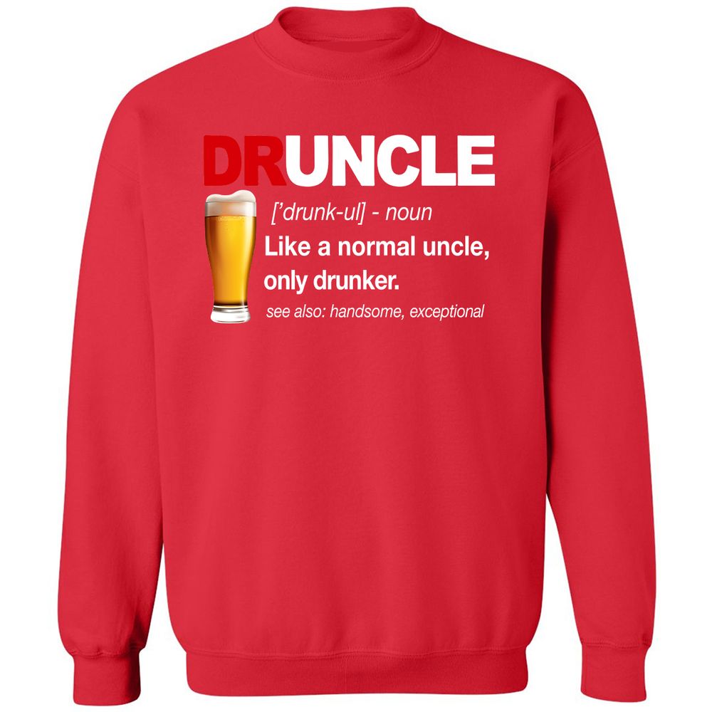 Classic Unisex Sweatshirt - X4LRG9L2 - Red - 5