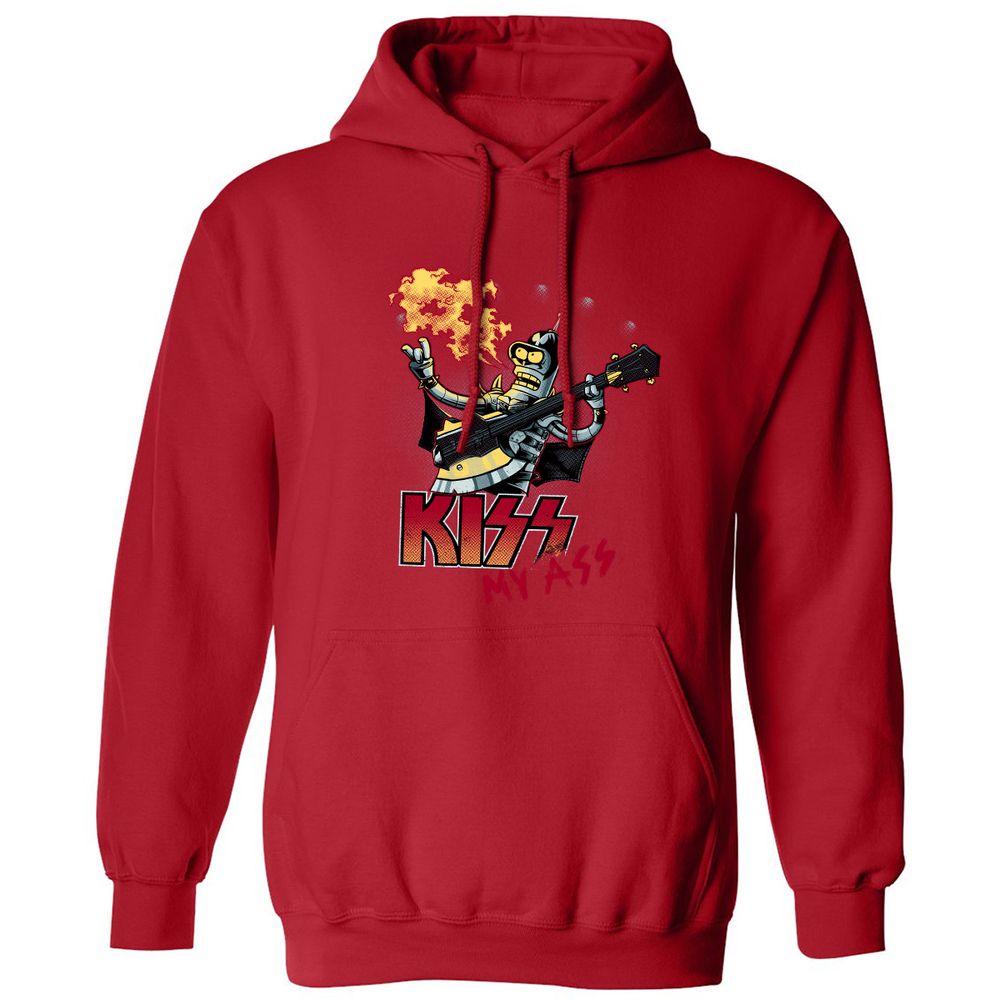 Classic Unisex Hoodie - B2C3QP1Z - Red - 5