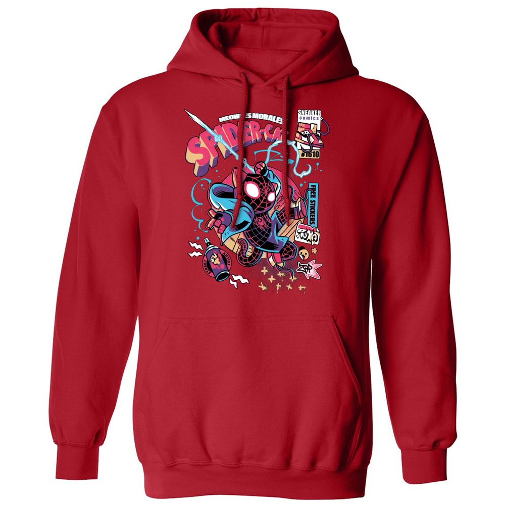 Classic Unisex Hoodie - 3TU17F6C - Red - 5