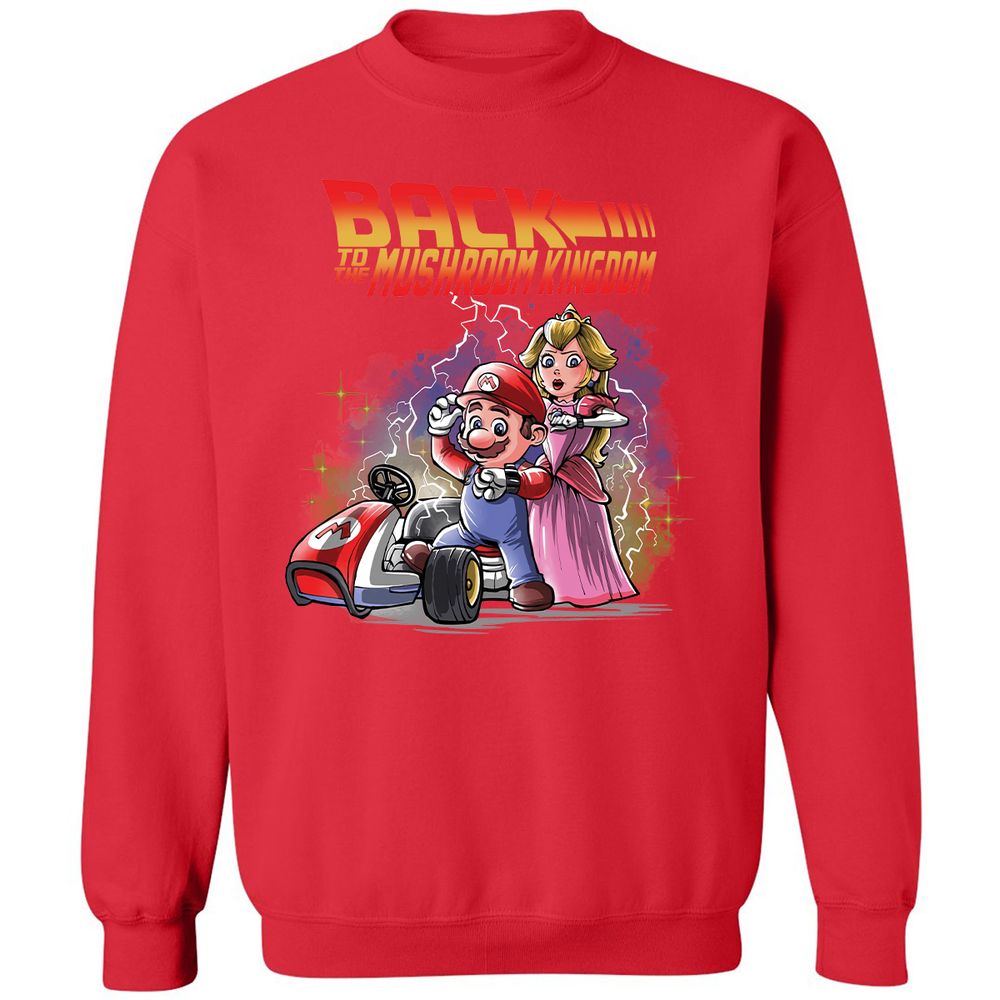 Classic Unisex Sweatshirt - UK68X2PF - Red - 5