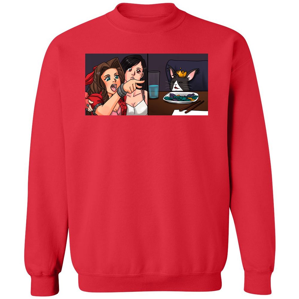 Classic Unisex Sweatshirt - Y73JJ5EH - Red - 5