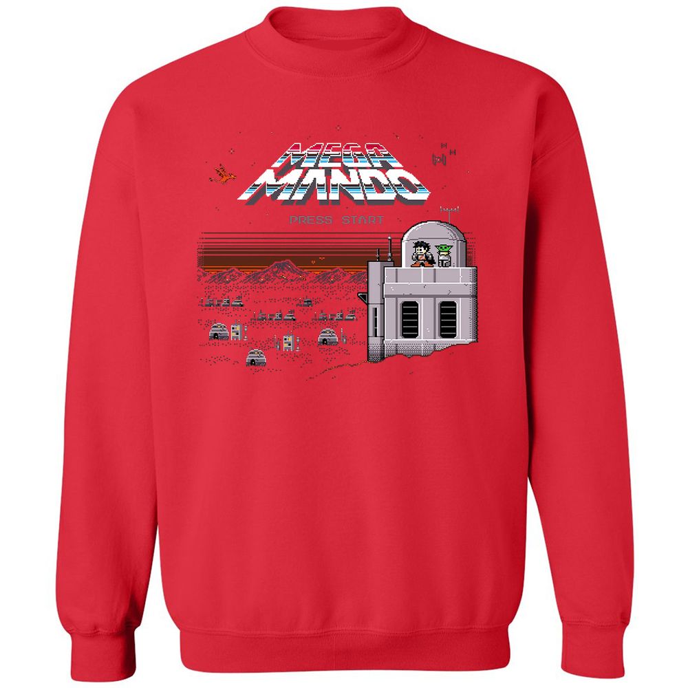 Classic Unisex Sweatshirt - J6L2BX6D - Red - 5