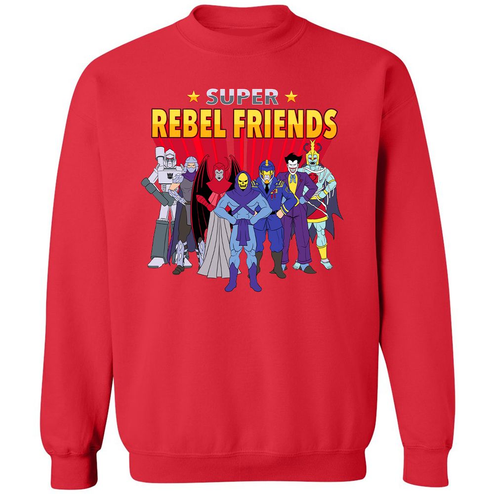 Classic Unisex Sweatshirt - MUEM3C6T - Red - 5