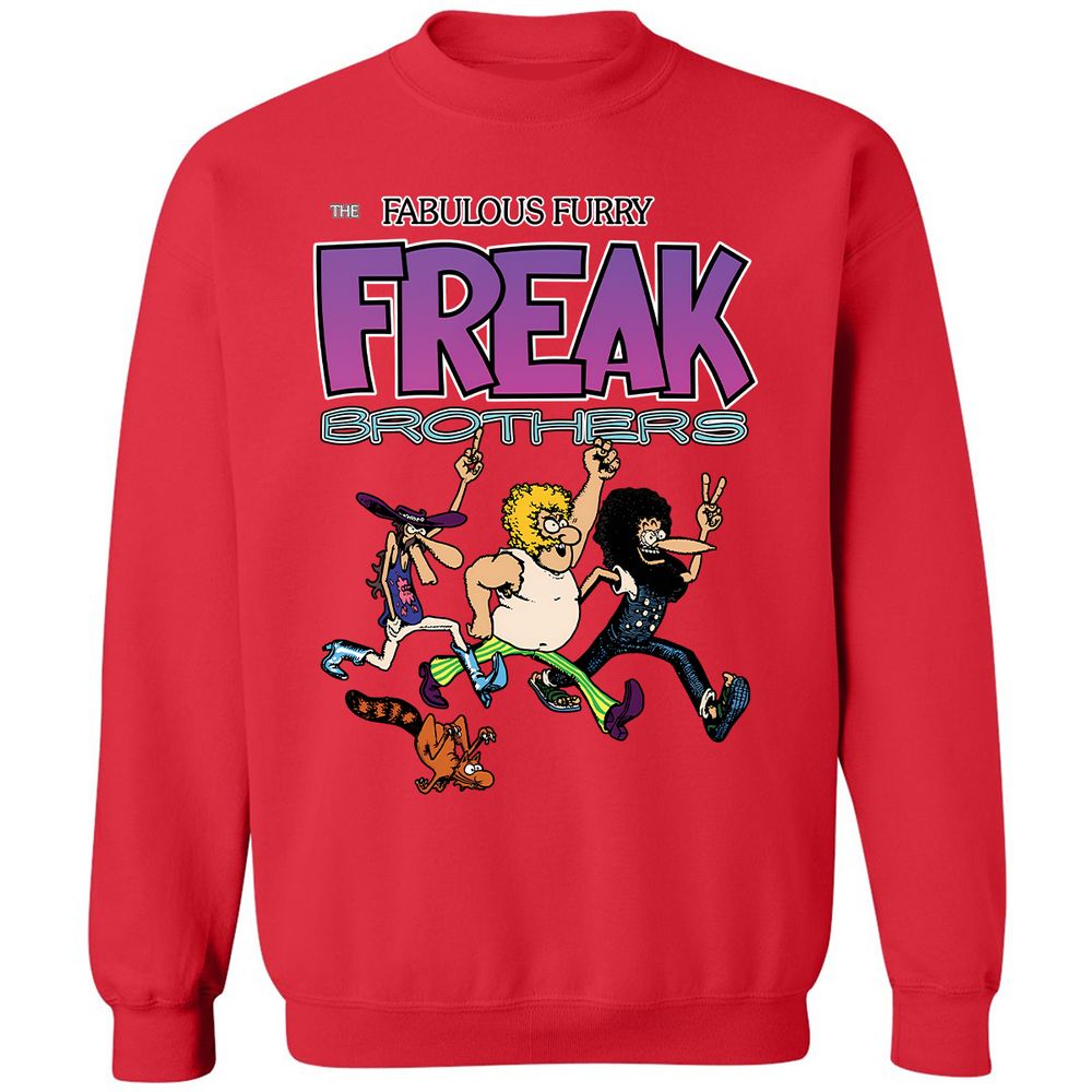 Classic Unisex Sweatshirt - 4HU4JJ8V - Red - 5