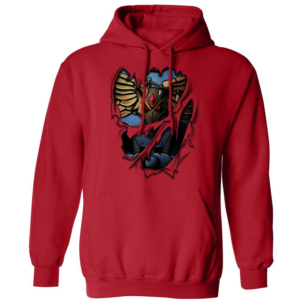 Classic Unisex Hoodie - XQG14YLM - Red - 5