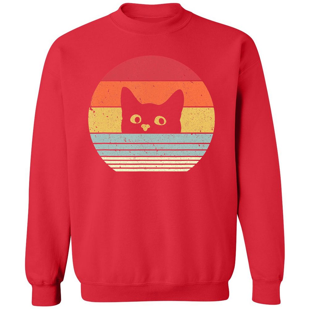 Classic Unisex Sweatshirt - RHQLA2UN - Red - 5