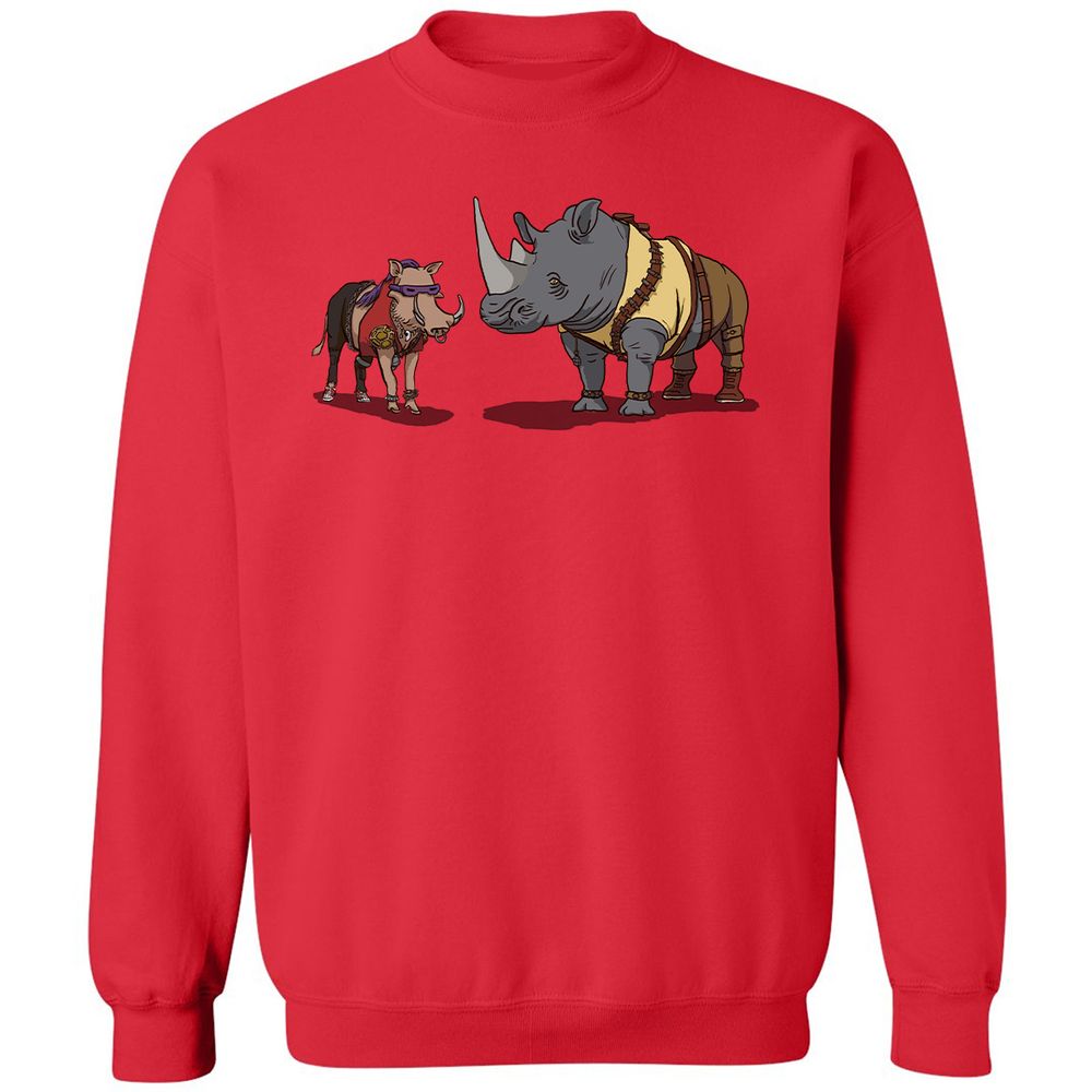 Classic Unisex Sweatshirt - C4J2HZEG - Red - 5