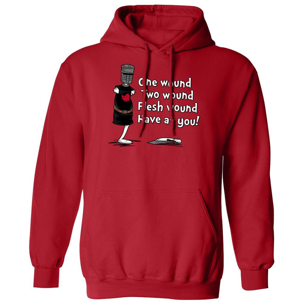 Classic Unisex Hoodie - KHJWLX5E - Red - 5