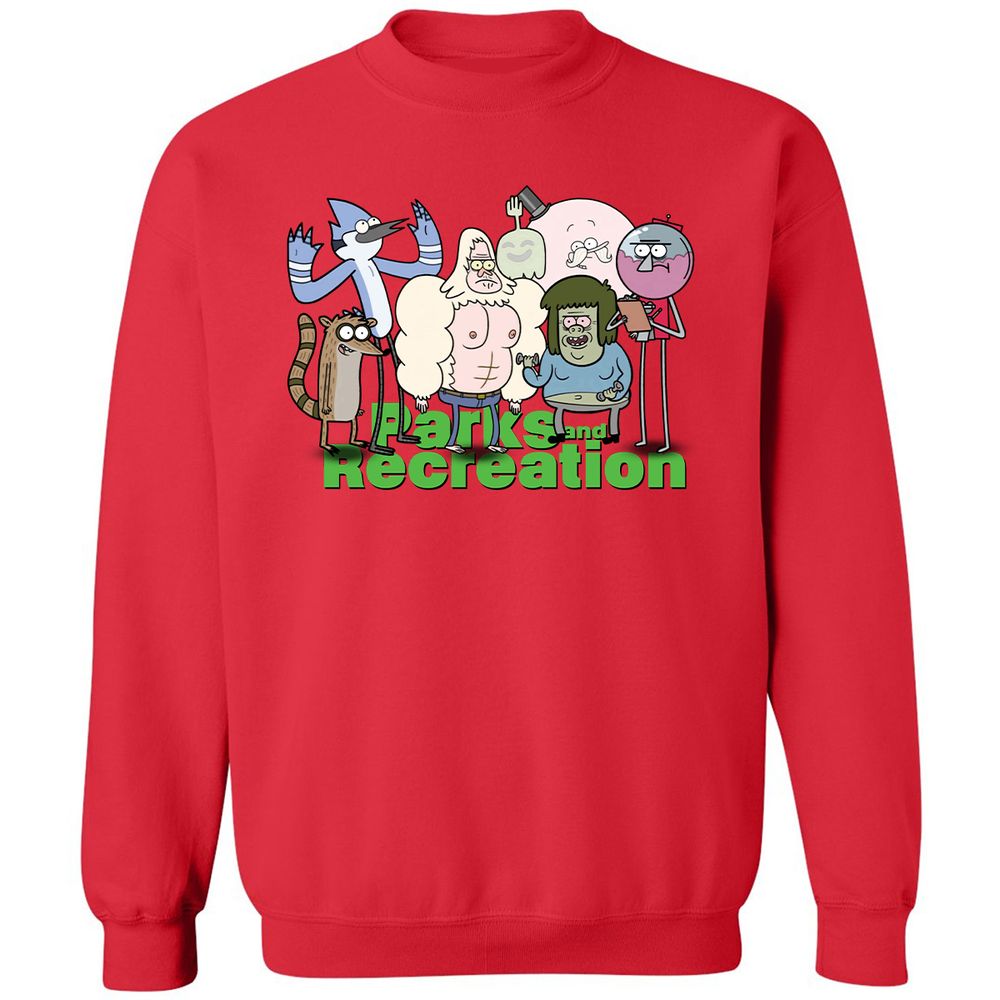 Classic Unisex Sweatshirt - Y7VKN3UW - Red - 5