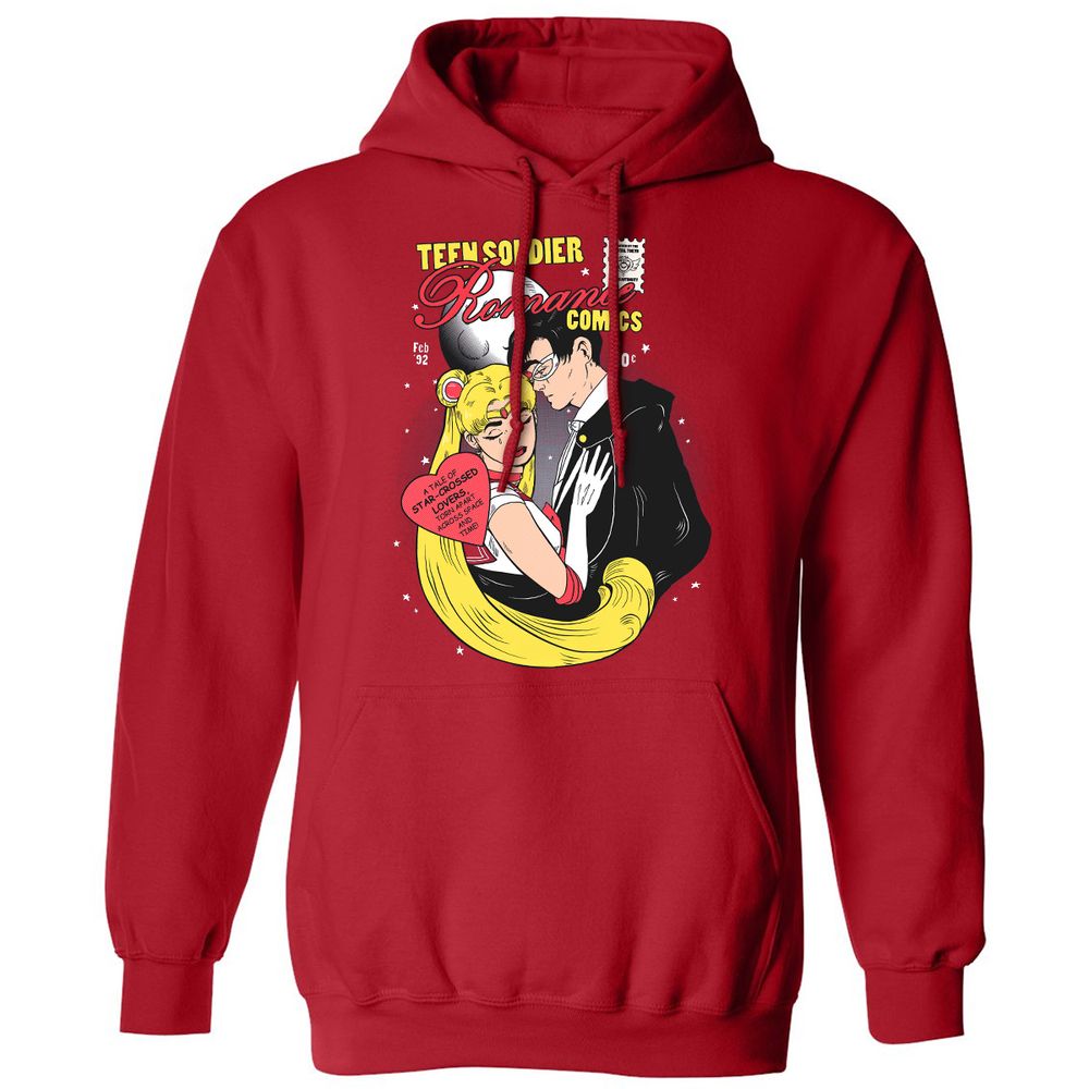 Classic Unisex Hoodie - GH89QLA6 - Red - 5