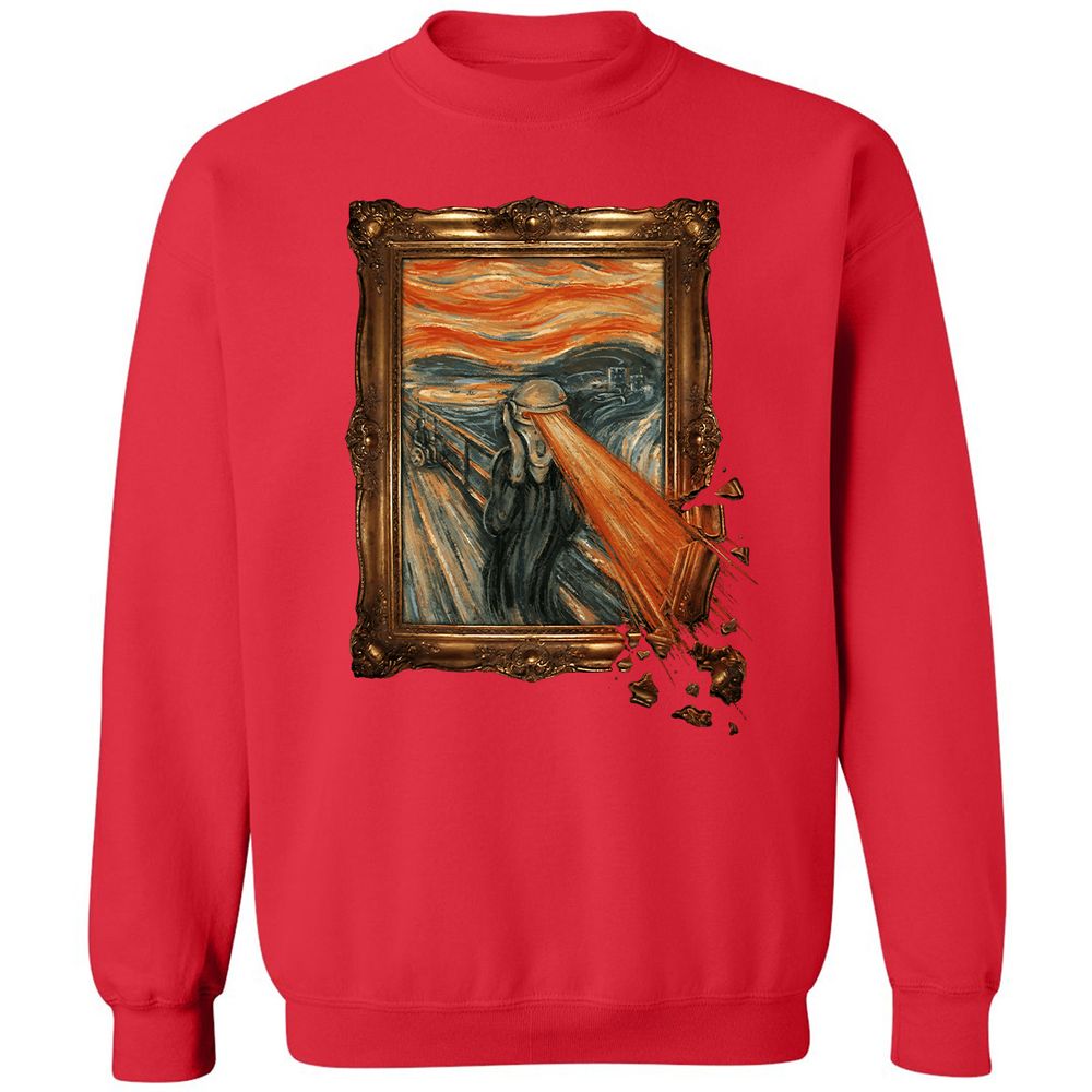Classic Unisex Sweatshirt - DMUKSSRW - Red - 5