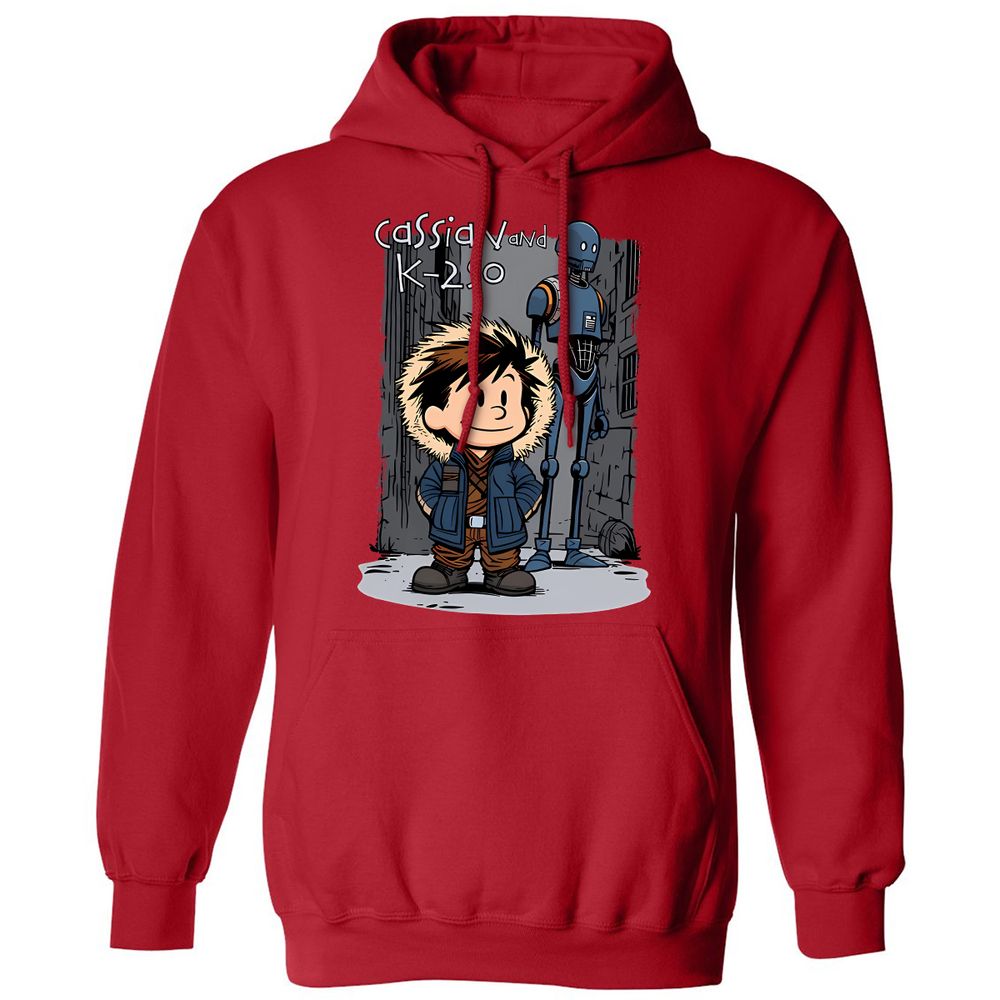 Classic Unisex Hoodie - SGWX52AC - Red - 5