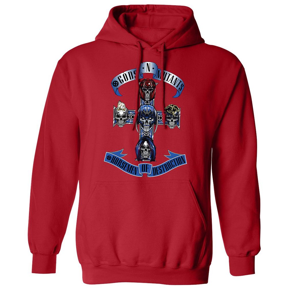 Classic Unisex Hoodie - QSLFD31U - Red - 5