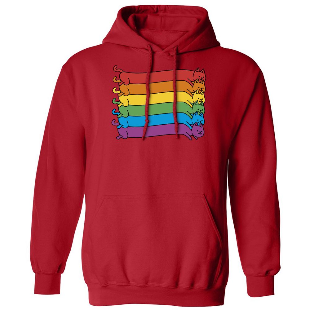 Classic Unisex Hoodie - TJ4H15TX - Red - 5