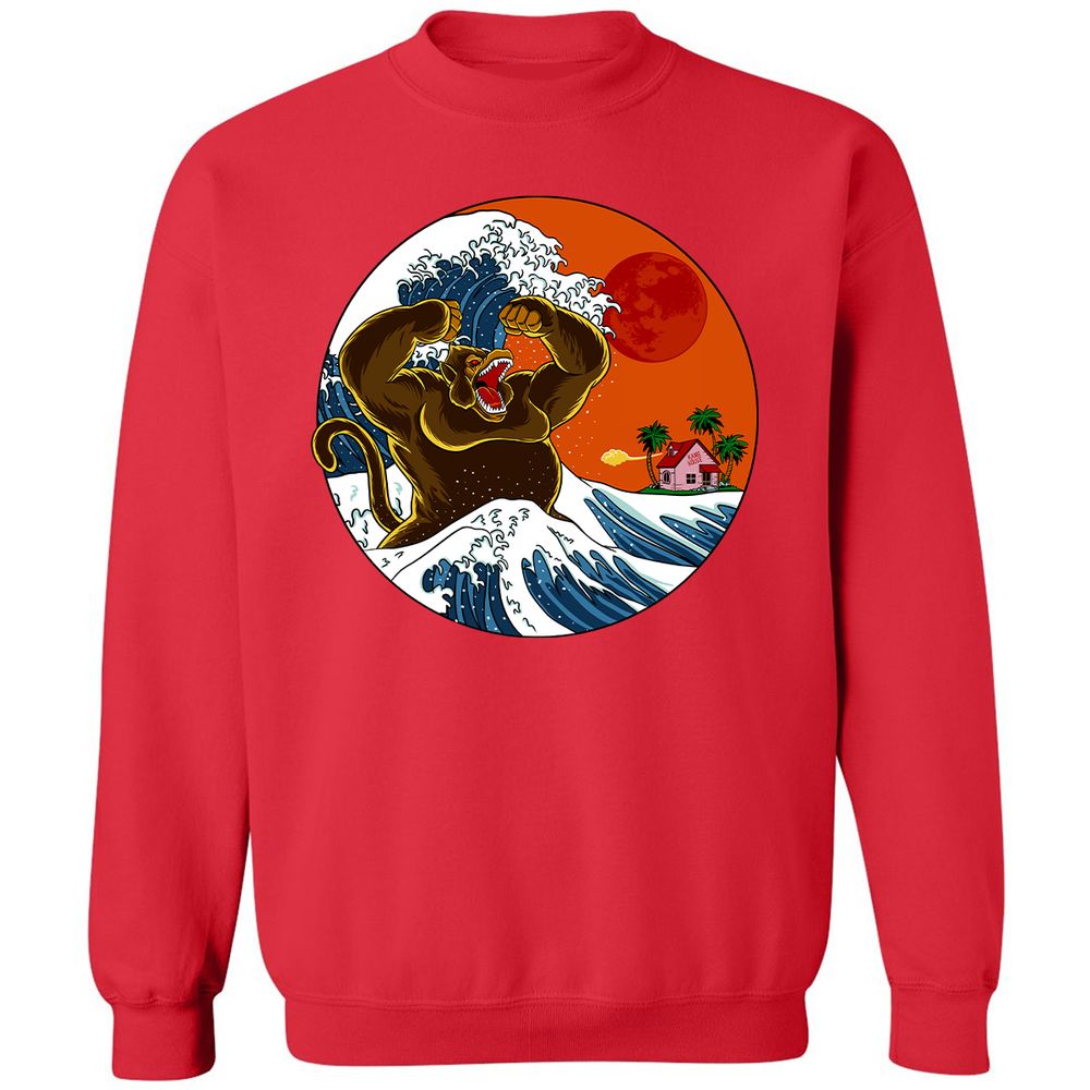 Classic Unisex Sweatshirt - ELCHJXL8 - Red - 5