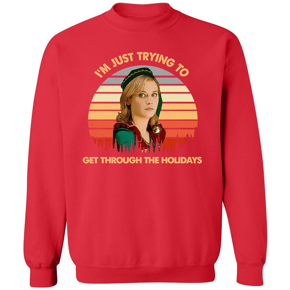 Classic Unisex Sweatshirt - XHMFJZUP - Red - 5