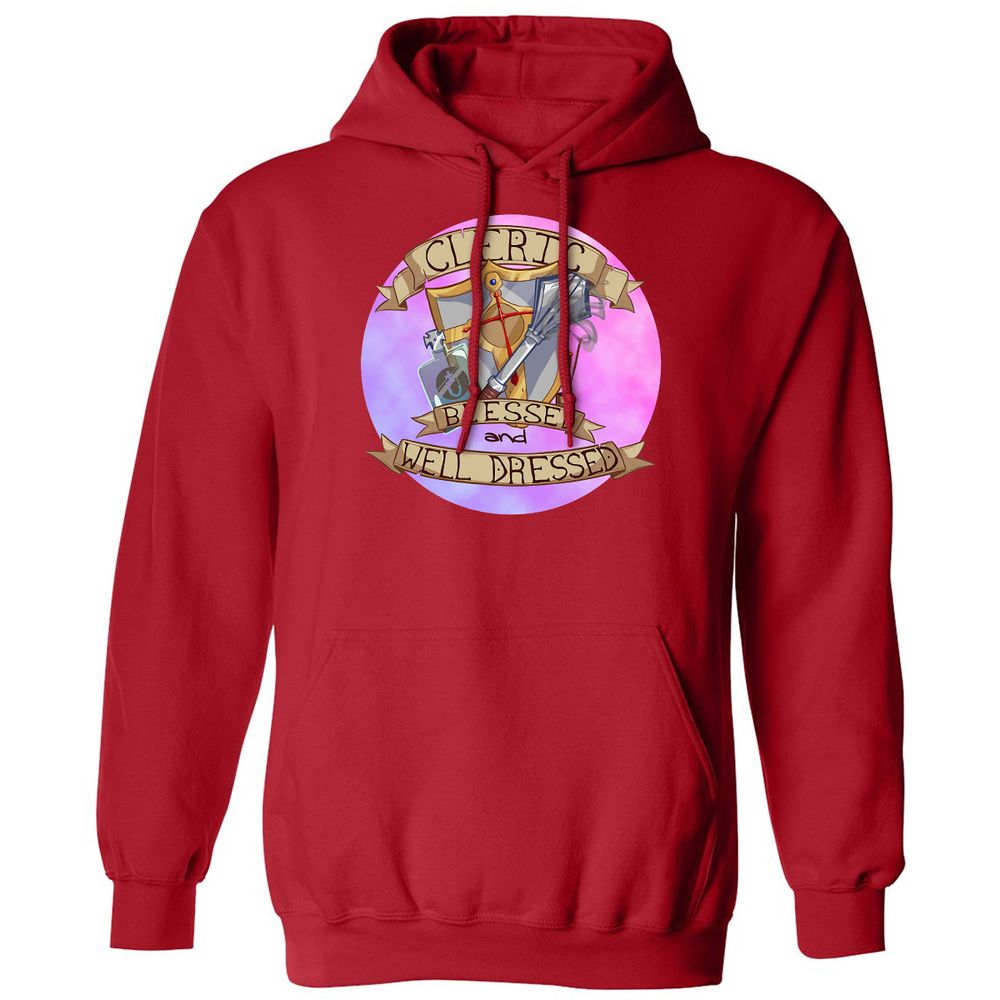 Classic Unisex Hoodie - 4AQE7BPP - Red - 5