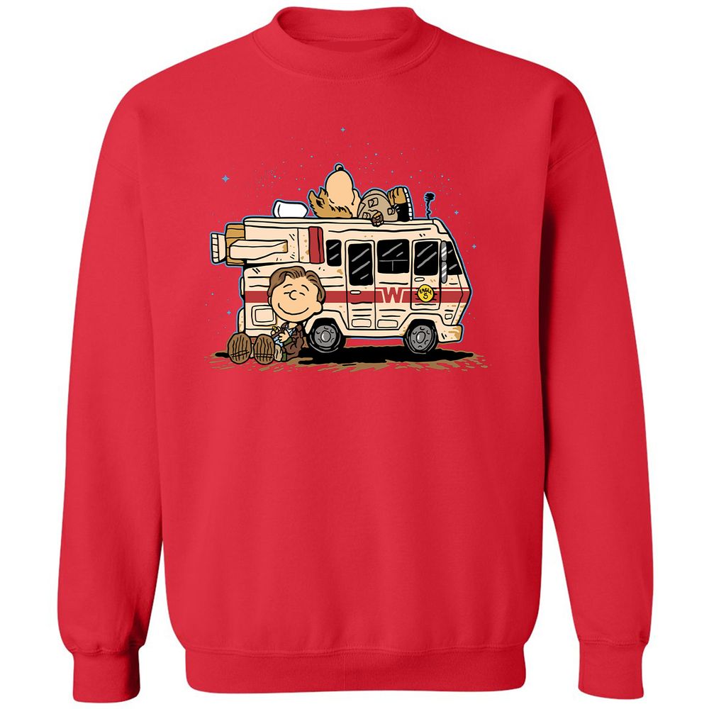 Classic Unisex Sweatshirt - 379ZW3Y7 - Red - 5