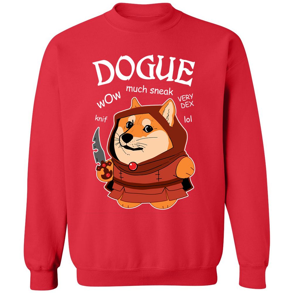 Classic Unisex Sweatshirt - XCWQWDXV - Red - 5