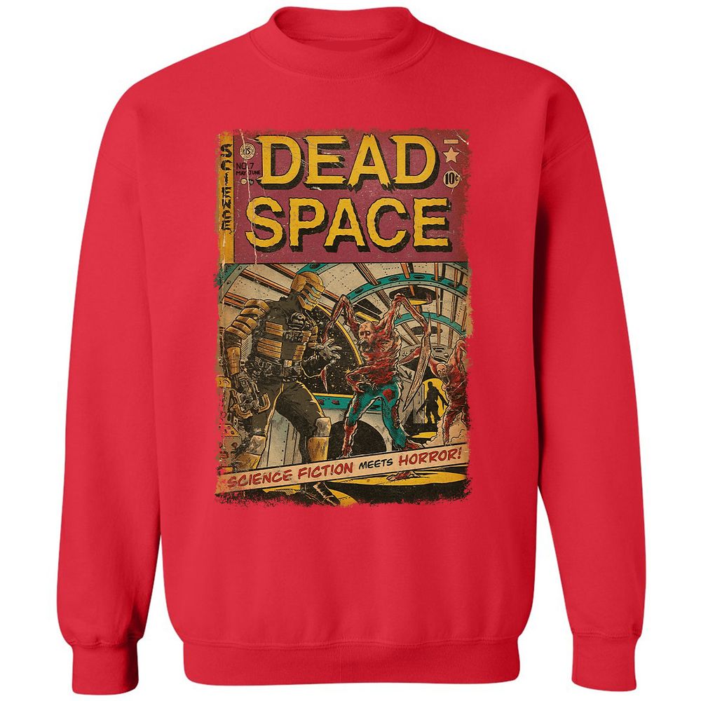 Classic Unisex Sweatshirt - QD5RW1AY - Red - 5
