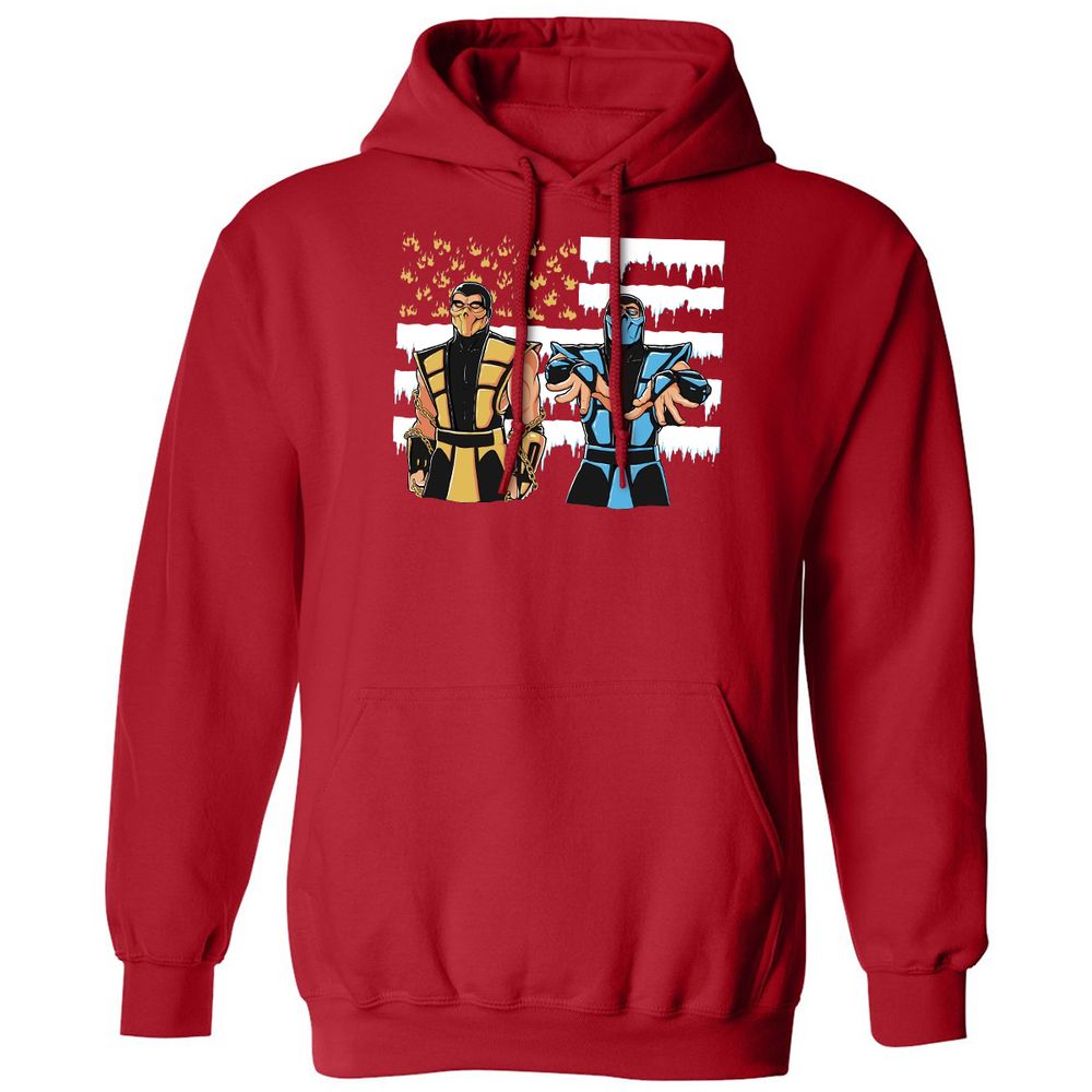 Classic Unisex Hoodie - QZPBTHBS - Red - 5