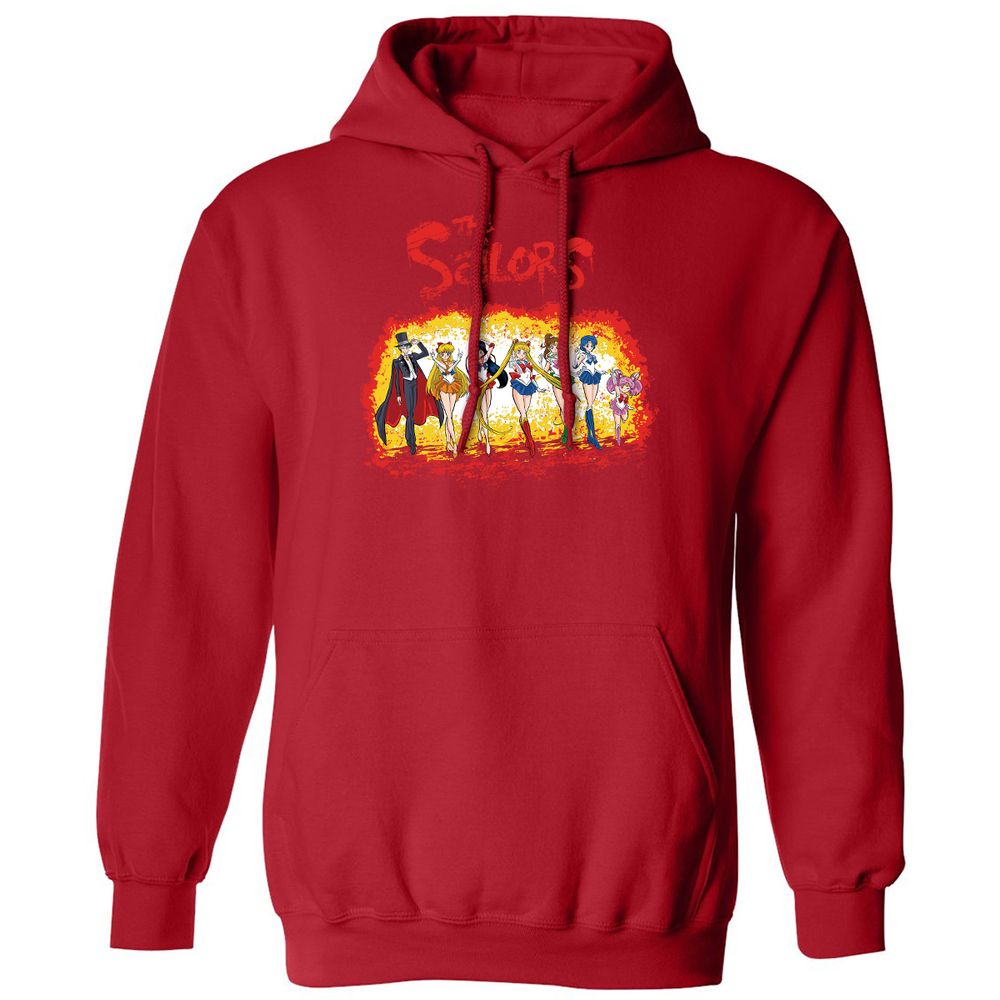 Classic Unisex Hoodie - 4LZBDMFW - Red - 5