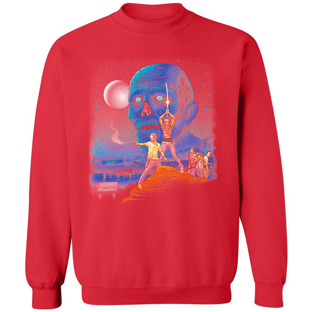 Classic Unisex Sweatshirt - 3YLE1AVC - Red - 5