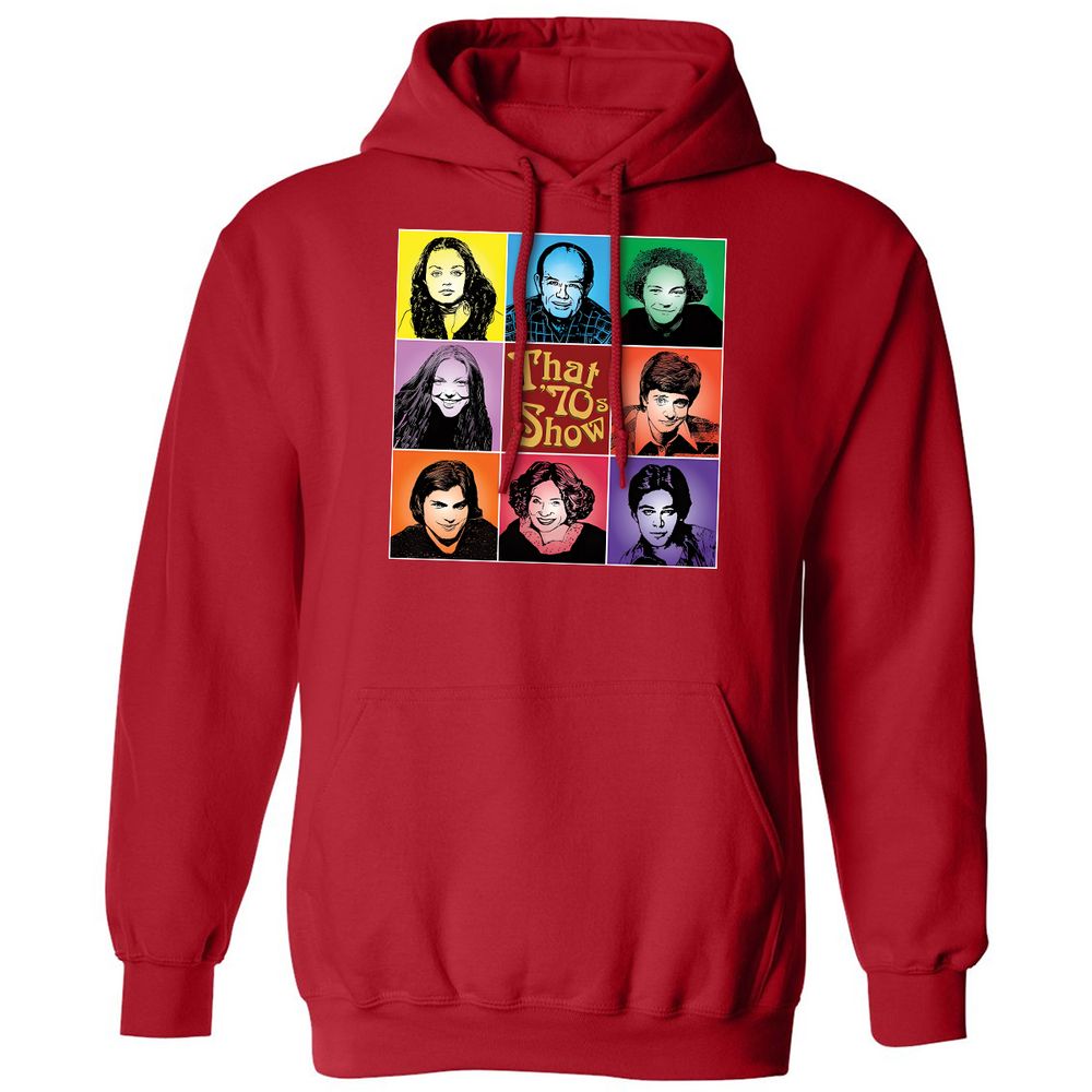 Classic Unisex Hoodie - YX3Q1UKY - Red - 5