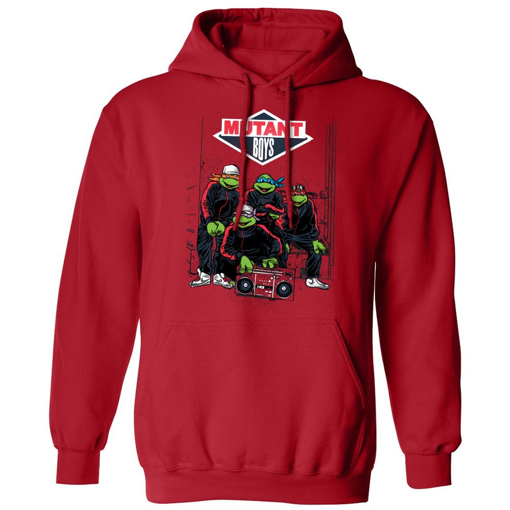Classic Unisex Hoodie - ADKLD4DF - Red - 5
