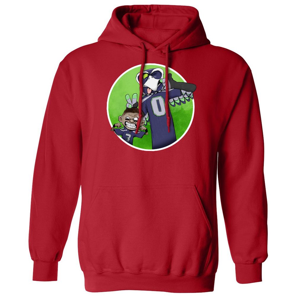 Classic Unisex Hoodie - 6G1SJBZ7 - Red - 5