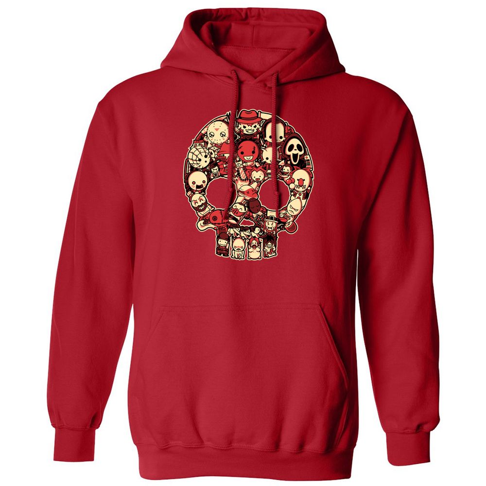 Classic Unisex Hoodie - 48DZ81M7 - Red - 5