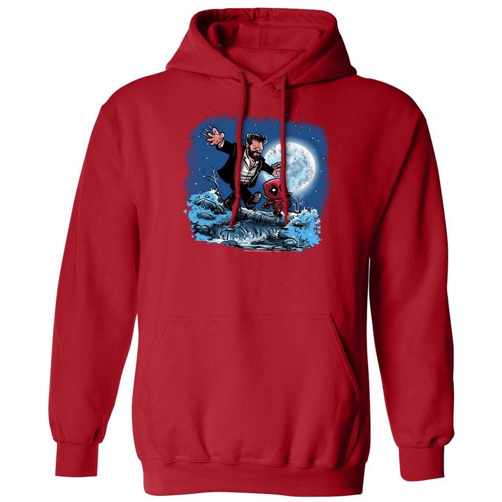 Classic Unisex Hoodie - 71G3SWWJ - Red - 5